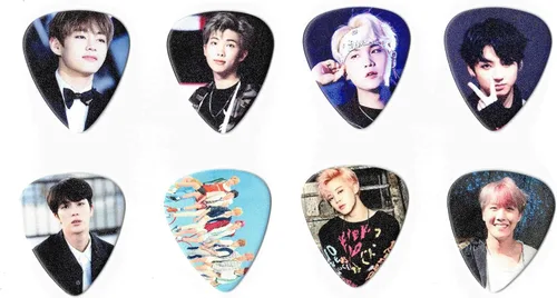 Vista 3 de Púas de guitarra BTS - (8 púas en un paquete)
