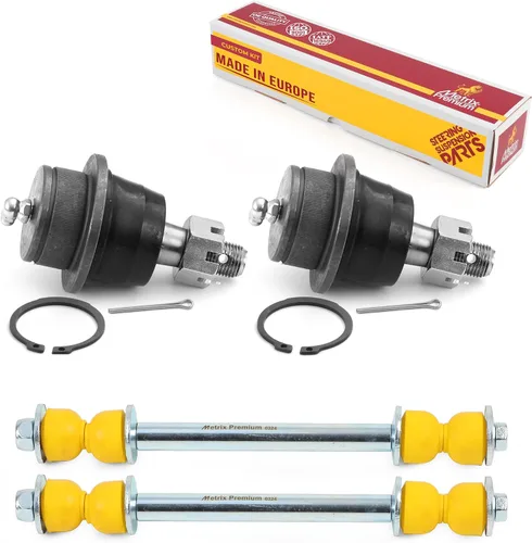 Vista 60 de Metrix Premium Chassis Parts - Juego de 4 piezas de articulación de rótula superior y barra estabilizadora delantera para Ford Ranger RWD 1998-2011