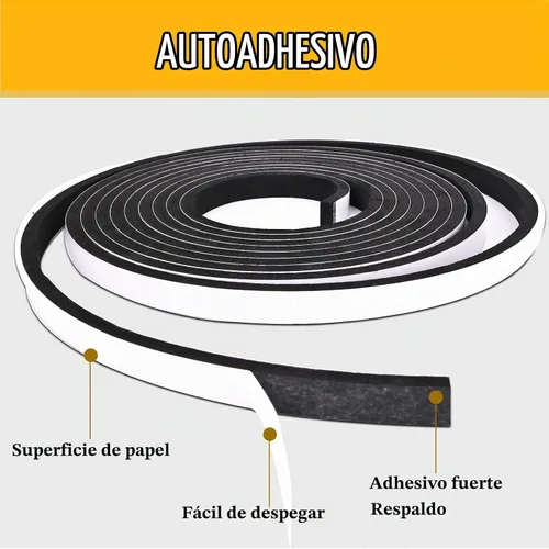 Vista 3 de Cinta de espuma de una sola cara de 1 pulgada de ancho x 1/4 pulgadas