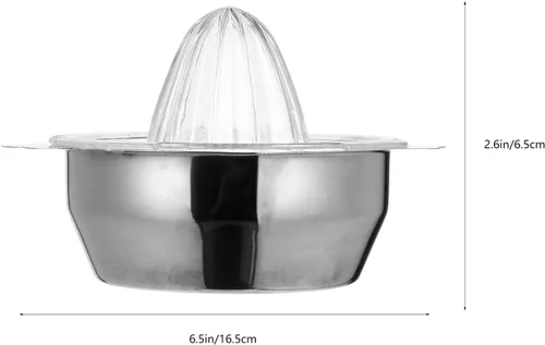 Vista 2 de GALPADA Stainless Steel Manual Lemon Squeezer Citrus Juicer Hand Press Fruit Juice Extractor 304 Food-grade Portable Tool for Kitchen and Travel Use