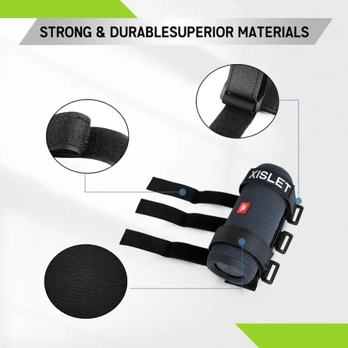 Vista 7 de Xislet Soporte de altavoz portátil compatible con accesorios de carrito de golf, carrito de club, EZGO, bicicleta, moto, cuatrimoto, cuatrimoto