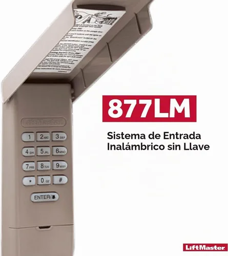 Vista 2 de Liftmaster 877LM Entrada sin llave inalámbrica
