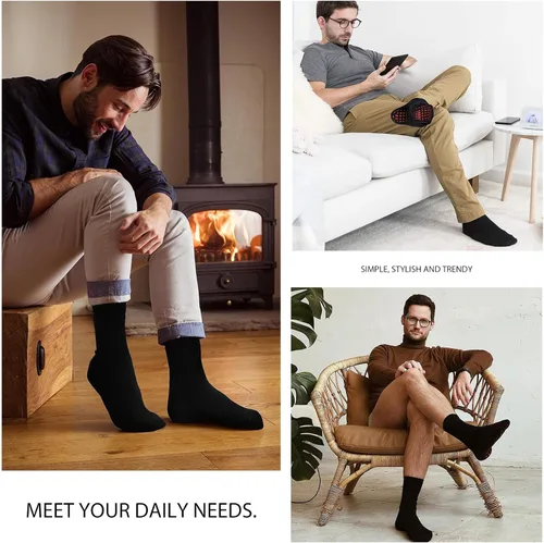 Vista 6 de NOVAYARD 5 pares de calcetines antideslizantes antideslizantes pegajosos para yoga, pilates, hospital, calcetines para hombres y mujeres