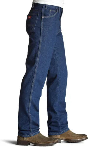 Vista 3 de Dickies pantalones de jean lavados, corte regular, con cinco bolsillos, para hombre