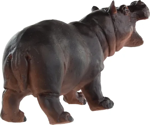 Vista 3 de Safari Ltd. Hippopotamus - Figura de juguete para bebé, realista, pintada a mano de 2.95 pulgadas, juguete educativo seguro para niños, niñas