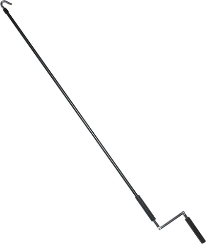 Vista 4 de UD Litong - Repuesto universal para instalación de sombrilla en exteriores e interiores, accesorios para persianas enrollables (negro, manivela)