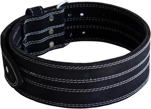 Vista 2 de Ader Leather - Cinturón de peso para levantamiento de pesas, 4 pulgadas, color negro