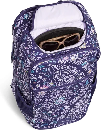 Vista 2 de Vera Bradley Mochila reciclada Lighten Up Reactive Journey para mujer, Belle Paisley, talla única