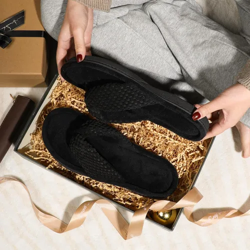 Vista 3 de ULTRAIDEAS - Sandalias Flip Flop para mujer de espuma con memoria para usar en casa