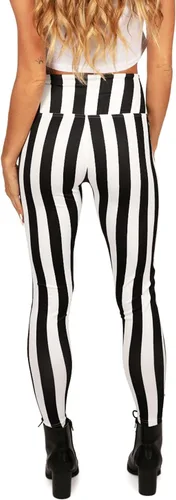 Vista 2 de Leggings de esqueleto para disfraz de Halloween, mallas de esqueleto para mujer
