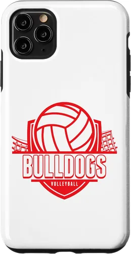 Vista 13 de Bulldogs Volleyball Back to School Spirit R Case for iPhone XR