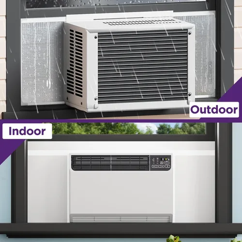 Vista 7 de Mxclimate Paneles de espuma con aislamiento de CA para ventana con respaldo de reflexión de calor de papel de aluminio, buen sellado, kit de paneles