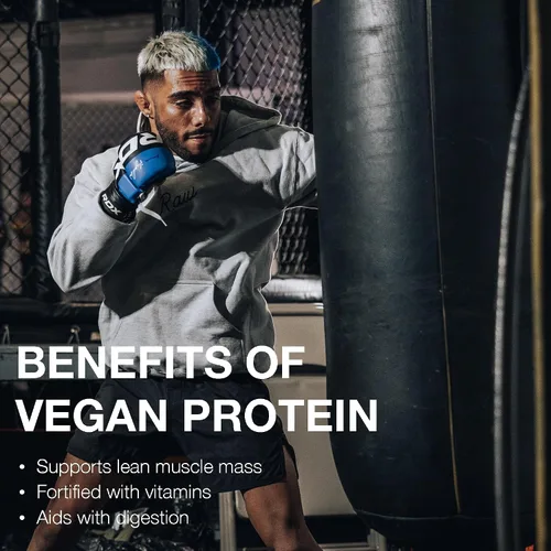 Vista 5 de RAW Acai Bowl - Proteína vegana en polvo, 0.71 oz de proteína a base de plantas en polvo y fortificada con vitaminas para el crecimiento muscular