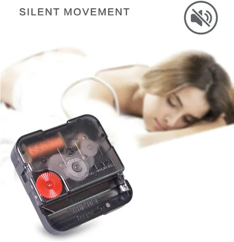 Vista 11 de SHISEDECO Creative Mute - Reloj de péndulo grande moderno en blanco y negro, decoración silenciosa moderna decorativa para el hogar, cocina, sala
