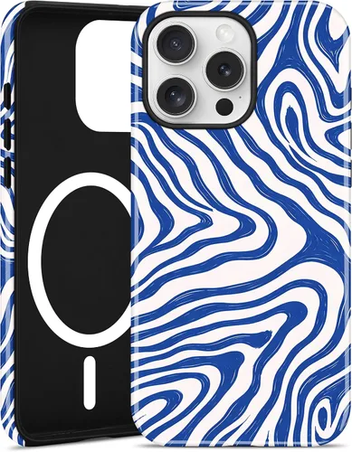 Vista 40 de Jusy Funda magnética Zebra para iPhone XR, color negro