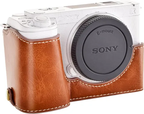 Vista 8 de Rieibi ZV-E1 - Funda de piel sintética para cámara compatible con Sony ZV-E1, ZVE1, color negro