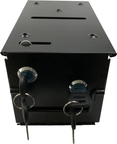 Vista 3 de Caja de rastrillo de mesa de póquer – Casnio Toke Chip Tip Caja de efectivo con marco de ranura para billetes de dinero para póquer Blackjack Craps