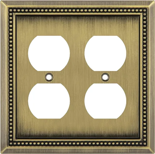Vista 24 de Henne Bery Sunken Pearls Placa de Pared Decorativa de Servicio Pesado Placa de Interruptor Cubierta de Tomacorriente