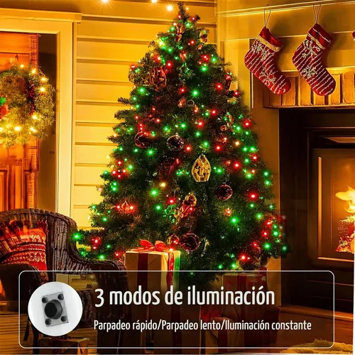 Vista 4 de Paquete de 12 luces de hadas que funcionan con pilas, 20 luces LED parpadeantes de 7 pies, 3 modos, mini luces a granel impermeables para tarros