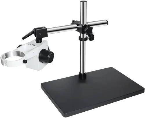 Vista 5 de Kit de accesorios para microscopios 3.5X-90X Soporte de brazo doble Simul Focal Trinocular Estéreo Microscopio 38MP H_D Digital USB Microscopio VGA