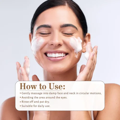 Vista 4 de Reshma Beauty Jabón facial de pepino y aloe vera, limpiador para todo tipo de piel y piel opaca, limpiador suave para nutrir e hidratar la piel