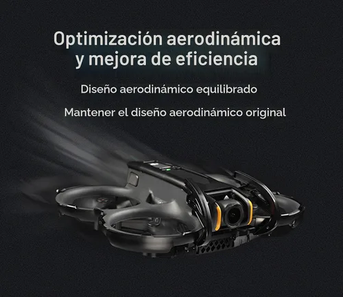 Vista 5 de Generic AVATA 2 Drone Propeller Guard Protector de 360 grados, para DJI AVATA2 Funda protectora de parachoques, antigolpes y antiarañazos