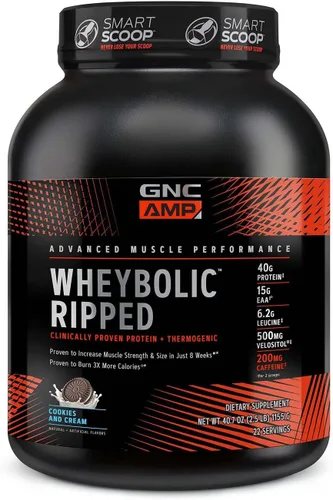 Vista 8 de GNC AMP Wheybolic Ripped - Vainilla clásica (9 porciones)