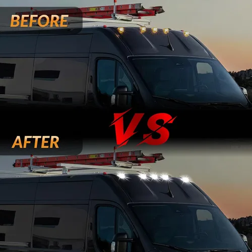 Vista 4 de Luces LED para techo de cabina para Dodge Ram ProMaster 1500 2500 3500, 5