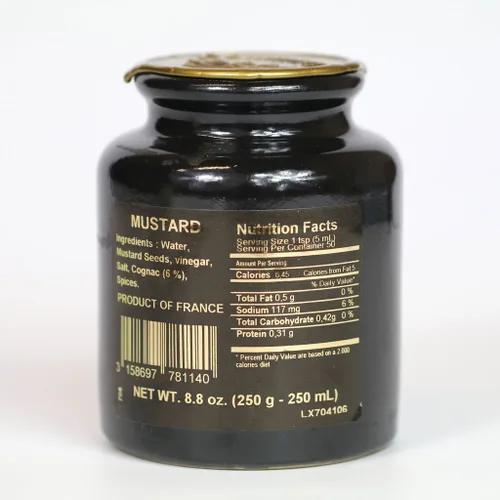 Vista 2 de Royal Mustard Pommery Mostaza con coñac en cerámica Crock, 8.8 oz