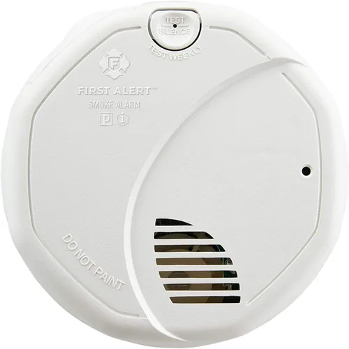 Vista 6 de First Alert Detector de humo, batería sellada de 10 años, detector de doble sensor con botón de prueba y silencio, SM310, paquete de 1 unidad SM310