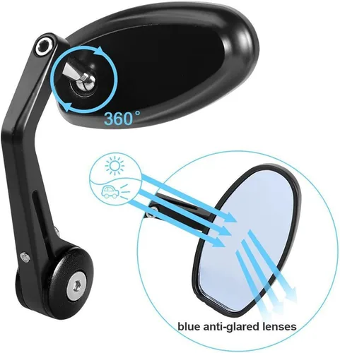 Vista 3 de Accesorios - Espejo retrovisor de motocicleta para BMW K1600GTL GS 800 K1200LT R1200RT R1100RT F 650 GS 310 GS F650GS E 60 K100 K75 GS 1200