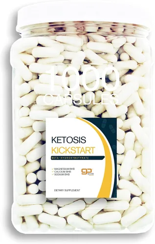 Vista 9 de Ketosis Kickstart - Sales de beta-hidroxibutirato de 250 CT para dieta cetogénica en un tarro de agarre cuadrado transparente