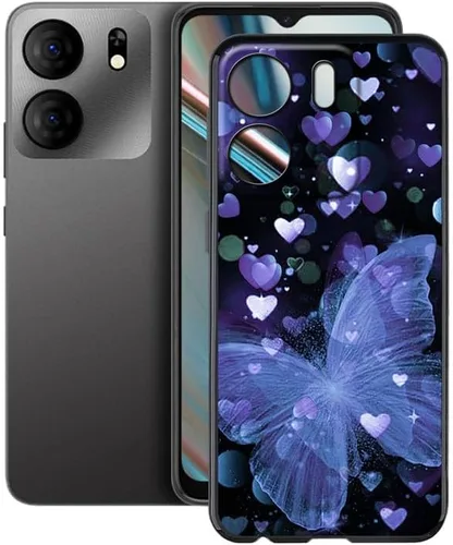 Vista 16 de Funda para BLU View 5 B160V (6.56 "), Carcasa protectora de silicona de grado militar para BLU View 5 B160V - Globo