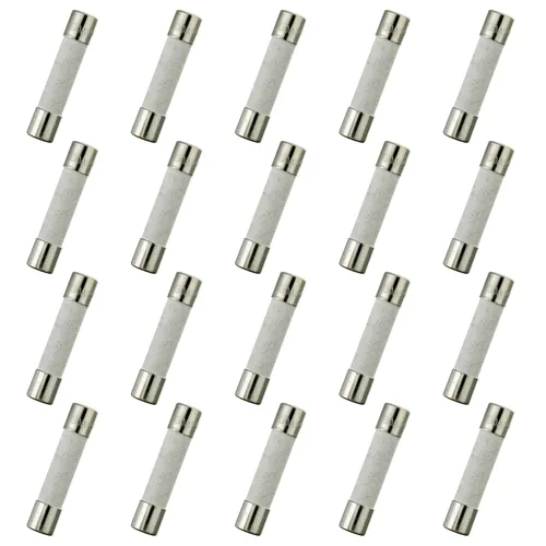 Vista 9 de T1AL250V 20 fusibles de tubo de cerámica de soplado lento de 0.236x1.181 in 0.24 x 1.18 pulgadas 1A 250V