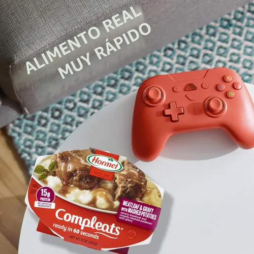 Vista 11 de HORMEL COMPLEATS Pastel de carne y salsa con puré de papas bandeja para microondas, 9 onzas (paquete de 6) Calentar y comer, comidas