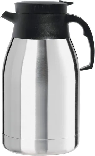 Vista 10 de OGGI Catalina - Jarra térmica de acero inoxidable de 68 onzas, contenedor al vacío de doble pared con botón superior, jarra de café aislada, jarra