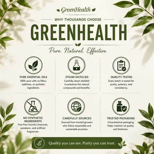 Vista 8 de GreenHealth Aceite esencial de árbol de té 100% puro - 1 fl oz
