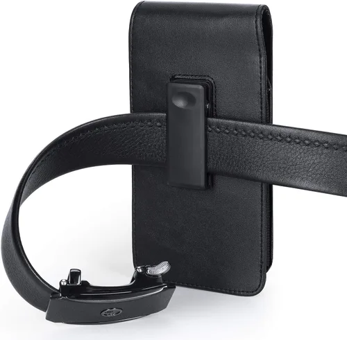 Vista 8 de BECPLT Funda de cuero con clip para cinturón para Galaxy S24-20 con rotación de 360 grados, limitada a S24, S23, S22, S21, S20, S10, S9, S8, S7 Edge