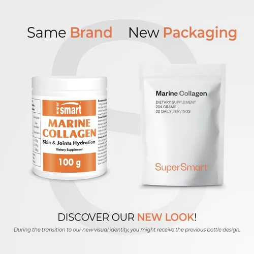 Vista 2 de Supersmart Polvo de colágeno marino (patentado y de alta absoprción) – Naticol Marine Collagen Peptides Powder – Suplemento de colágeno hidrolizado