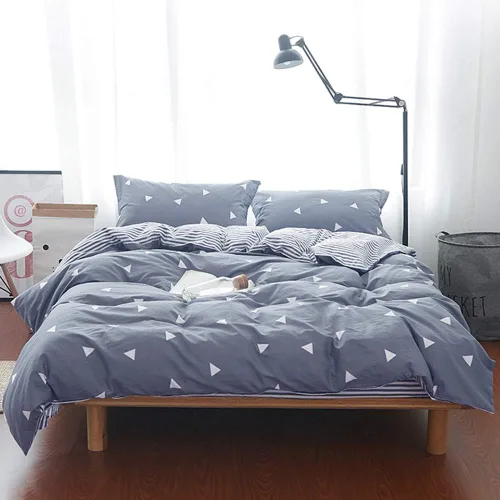 Vista 5 de Uozzi Bedding - Juego de funda de edredón y funda de almohada (3 piezas)