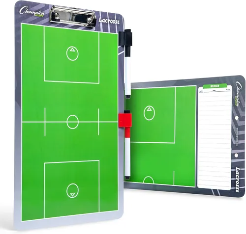 Vista 17 de Champion Sports Pizarra grande y extra grande de borrado en seco para entrenamiento - Pizarras blancas para estrategizar, técnicas, jugadas