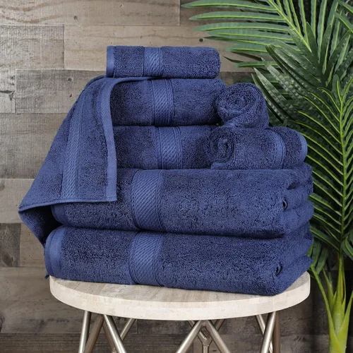 Vista 39 de BNM Toallas de Algodón Egipcio de Peso Pesado, Ideales para Baño, Ducha, Spa, Hotel, 800 GSM, Toallas Faciales/de Aseo, Toallas de Mano, Toallas