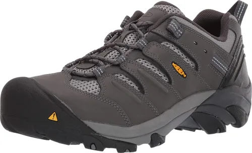 Vista 13 de KEEN Utility - Zapato de acero con puntera de Lansing, de altura baja para hombre negro (Bison/Black)