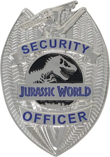 Vista 2 de Fanattik Jurassic World Edición Limitada Réplica Insignia de Seguridad