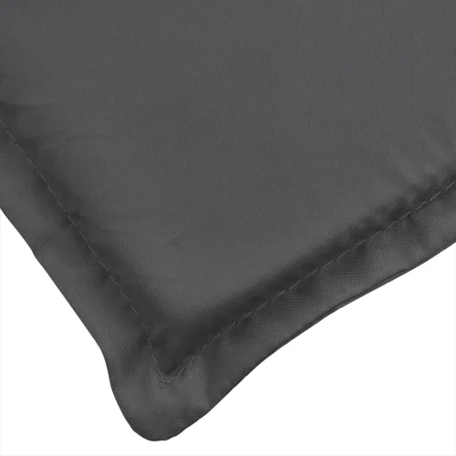Vista 9 de Cojines de silla Lowback, 4 unidades, color antracita melange, 39.4 x 19.7 x 1.6 pulgadas, cojines de tela para Sillas De Comedor, cojines y cojines