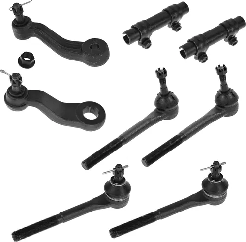 Vista 118 de TRQ Kit de dirección delantera con barra de acoplamiento de fuelle de piñón y cremallera compatible con Toyota Echo 2000-2005