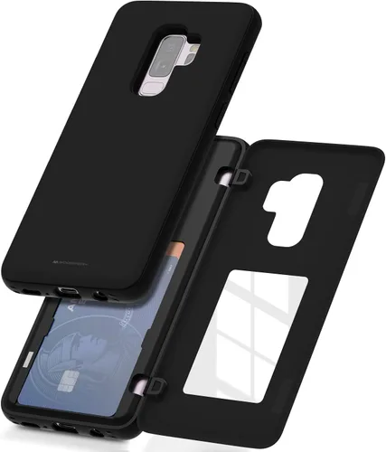 Vista 45 de GOOSPERY Funda tipo cartera para Samsung Galaxy S22 Ultra, [tarjetero] parachoques magnético de puerta con cierre automático, cubierta protectora