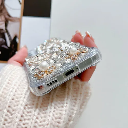 Vista 3 de Funda de mujer de lujo para Samsung Galaxy Note 20 Ultra Glitter