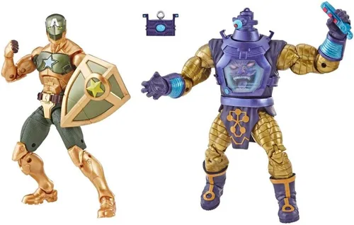 Vista 2 de Marvel Legends Arnim Zola y Supreme Captain America - Figuras de acción de 6 pulgadas