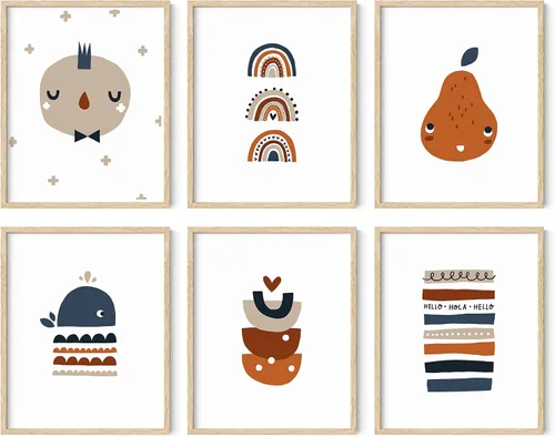 Vista 35 de HAUS AND HUES Citas inspiradoras para niños (marco beige, inspiradoras, 8 pulgadas de largo x 10 de ancho)